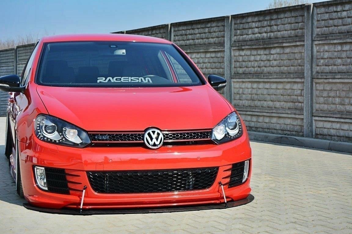 Maxton Design Racing Street+ Spoilerlippe Front Ansatz passend für VW GOLF 6 GTI 35TH