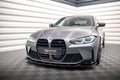 Maxton Design Street+ Spoilerlippe Front Ansatz V.2 passend für BMW M3 Limousine / Touring G80 / G81 schwarz Hochglanz