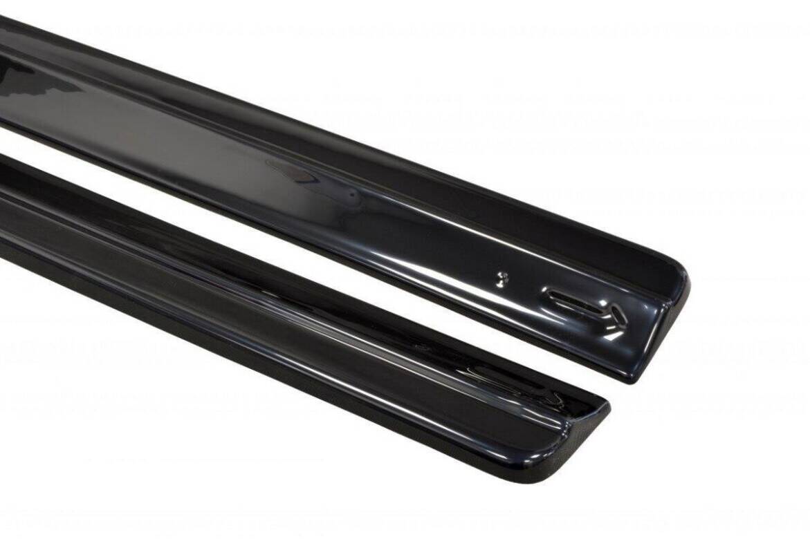 Maxton Design Street+ Seitenschweller Leisten passend für Audi S8 D4 FL schwarz Hochglanz