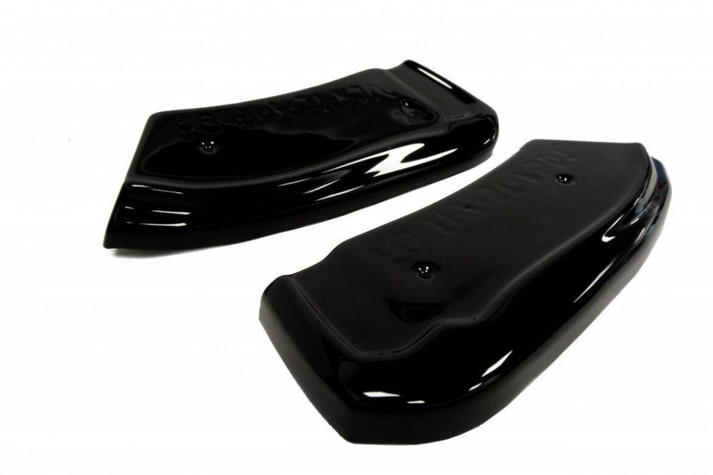 Maxton Design Heck Ansatz Flaps Diffusor passend für FORD FIESTA MK7 ST / STLINE / ZETEC S schwarz Hochglanz