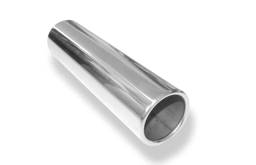 FoxAnschweißendrohr Typ 12 Ø 80 mm / Länge: 300 mm - rund / eingerollt / gerade / ohne Absorber