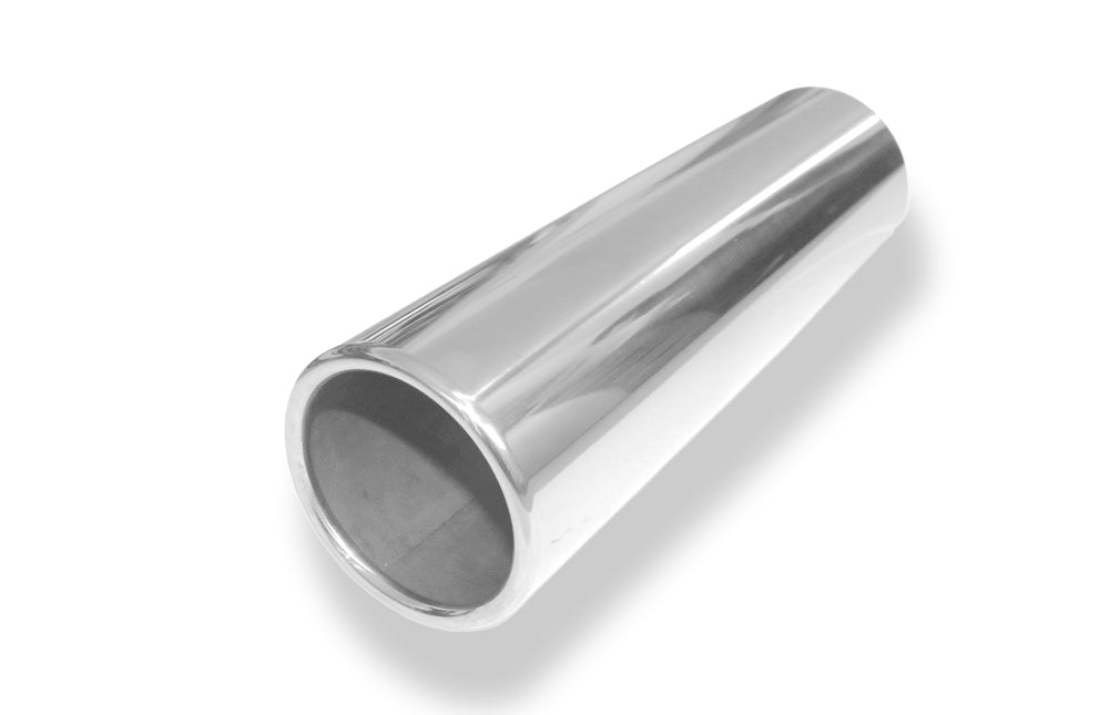 FoxAnschweißendrohr Typ 12 Ø 90 mm / Länge: 300 mm - rund / eingerollt / gerade / ohne Absorber