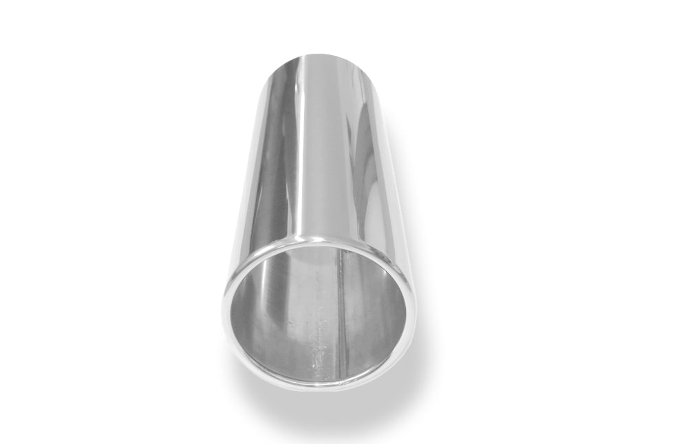 Fox Anschweißendrohr Typ 12 Ø 114 mm / Länge: 300 mm  - rund / eingerollt / gerade / ohne Absorber