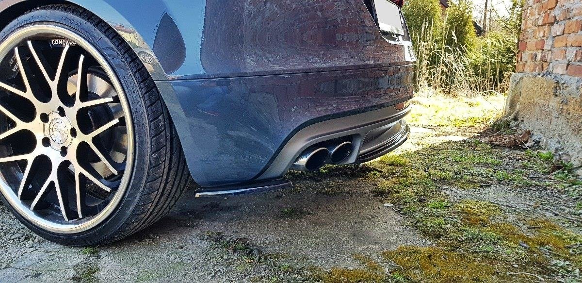 Maxton Design Heckansatz Audi TT S Mk2 (8J) schwarz Hochglanz für Audi TT