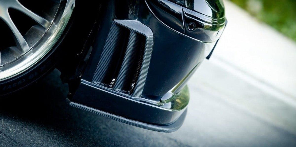 Maxton Design Street+ Spoilerlippe Front Ansatz passend für MERCEDES CLK W209 BLACK (SL BLACK SERIES LOOK) schwarz Hochglanz