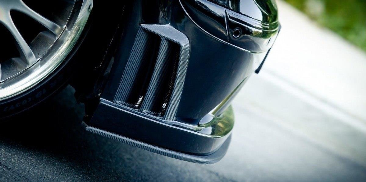Maxton Design Street+ Spoilerlippe Front Ansatz passend für MERCEDES CLK W209 BLACK (SL BLACK SERIES LOOK) schwarz Hochglanz