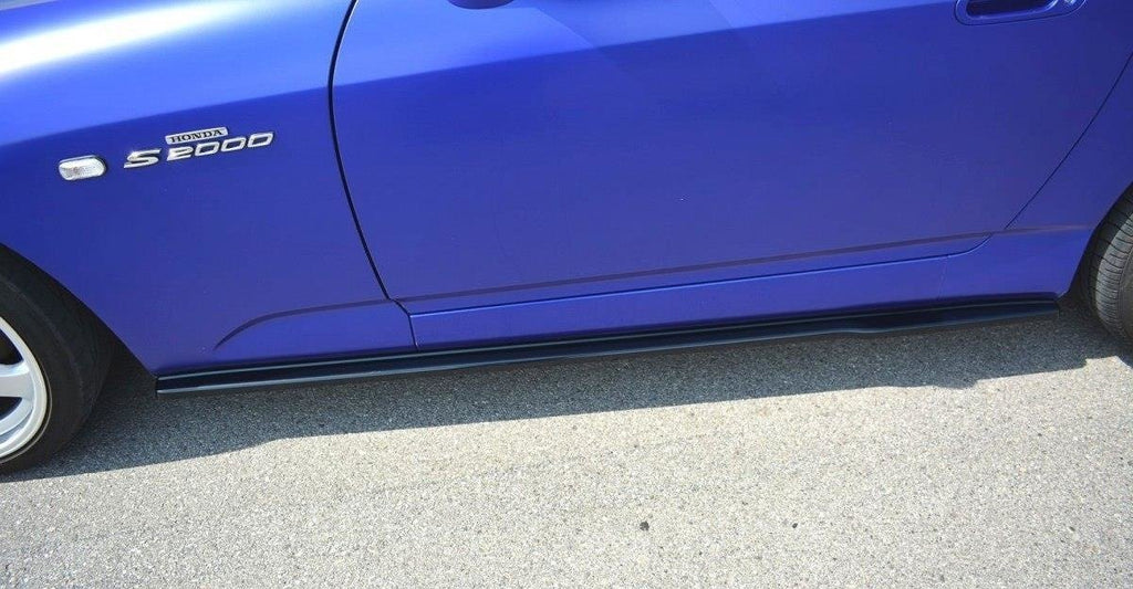 Maxton Design Street+ Seitenschweller Leisten passend für HONDA S2000 schwarz Hochglanz