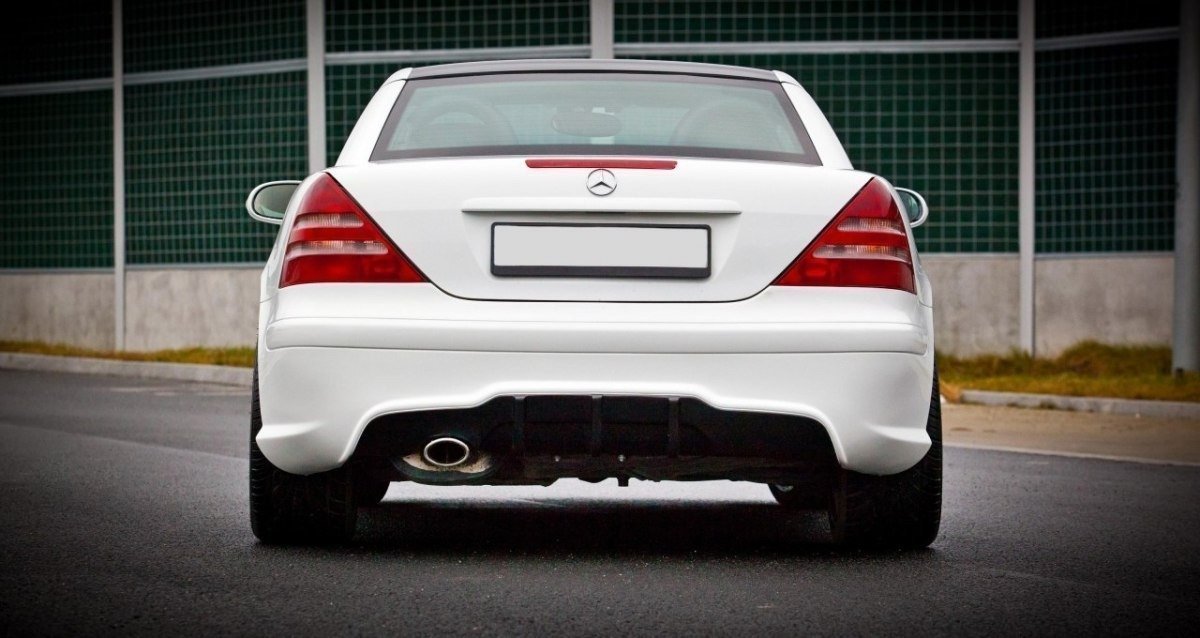 Maxton Design Heckstoßstange MERCEDES SLK R170 AMG204 LOOK für Mercedes-Benz SLK R170