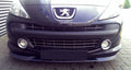 Maxton Design Street+ Spoilerlippe Front Ansatz passend für PEUGEOT 207 vor Facelift schwarz Hochglanz
