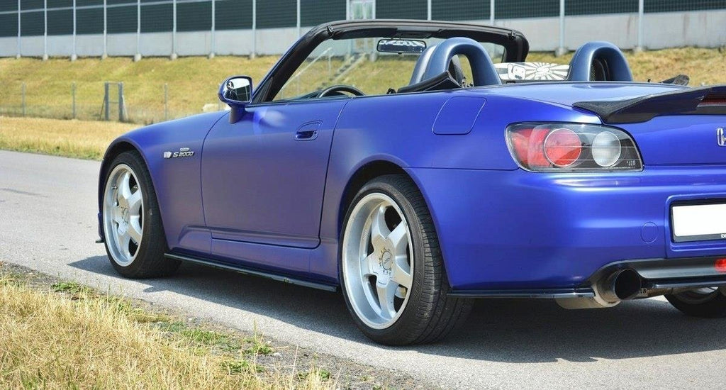 Maxton Design Street+ Seitenschweller Leisten passend für HONDA S2000 schwarz Hochglanz
