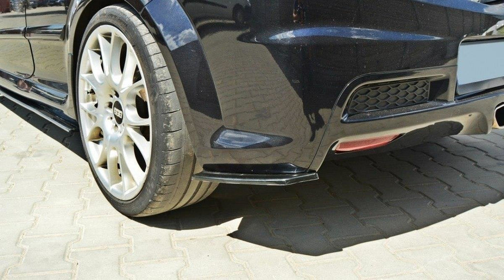 Maxton Design Heck Ansatz Flaps Diffusor passend für OPEL ASTRA H (FOR OPC / VXR) schwarz Hochglanz