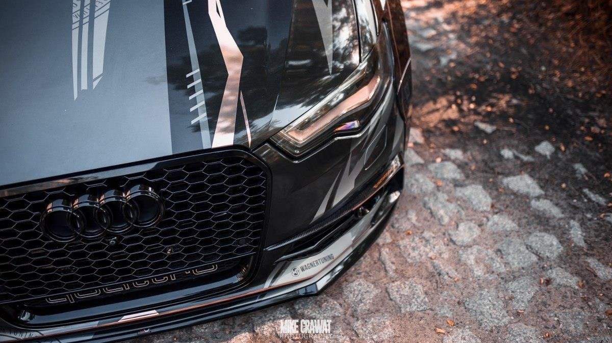 Maxton Design Nebelleuchten Abdeckung passend für Audi S6 / A6 S-Line C7
