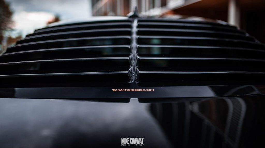 Maxton Design BMW M3 E92 Heckscheiben Jalousie Spoiler schwarz Hochglanz für BMW M3 E92