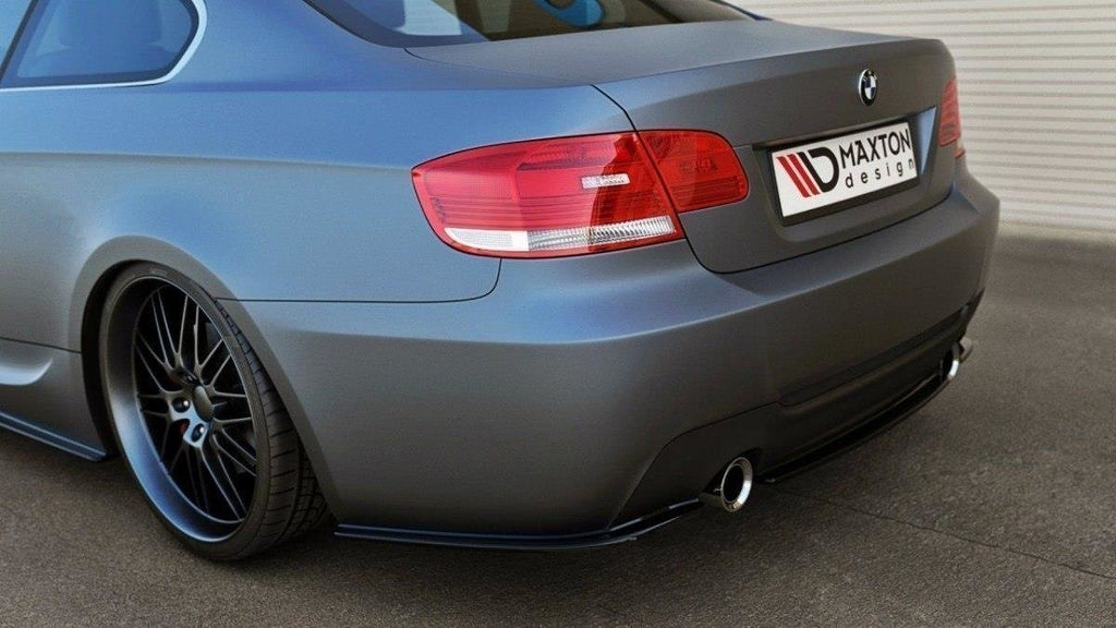 Maxton Design Heckansatz BMW 3er E92 M Paket schwarz Hochglanz für BMW 3er E92
