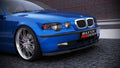 Maxton Design Street+ Spoilerlippe Front Ansatz passend für BMW 3er E46 COMPACT schwarz Hochglanz