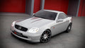 Maxton Design Street+ Spoilerlippe Front Ansatz passend für MERCEDES SLK R170 schwarz Hochglanz