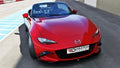 Maxton Design Street+ Spoilerlippe Front Ansatz V.1 passend für Mazda MX-5 ND (Mk4) schwarz Hochglanz