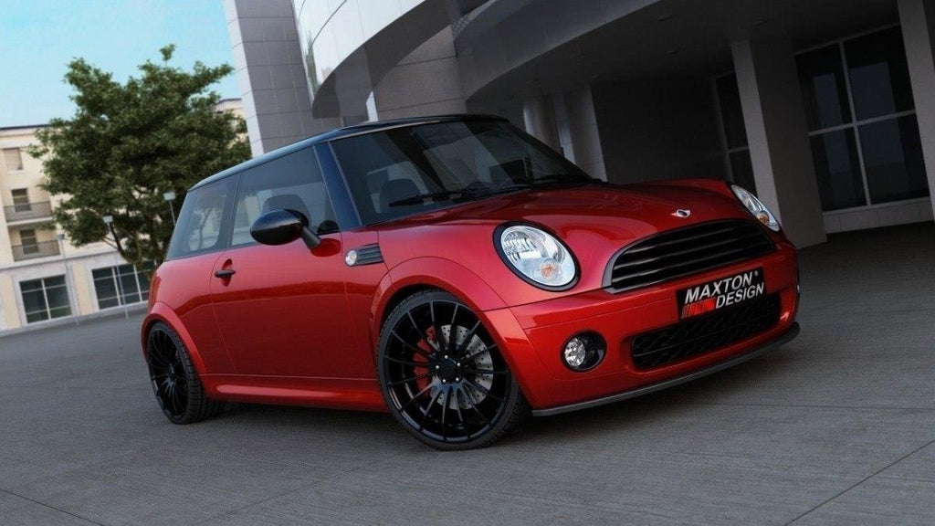 Maxton Design Street+ Spoilerlippe Front Ansatz passend für MINI COOPER schwarz Hochglanz