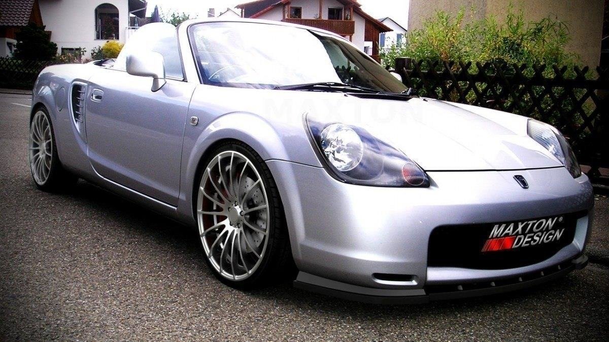Maxton Design Street+ Spoilerlippe Front Ansatz passend für TOYOTA MR2 MK3 schwarz Hochglanz
