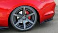 Maxton Design Heck Ansatz Flaps Diffusor für Ford Mustang Mk6 Carbon Look