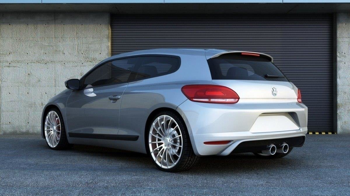 Maxton Design Diffusor Heck Ansatz passend für VW SCIROCCO STANDARD (SCIROCCO R LOOK)