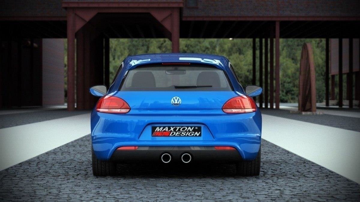 Maxton Design Heckschürze passend für VW Scirocco III R mit 2 auspuff