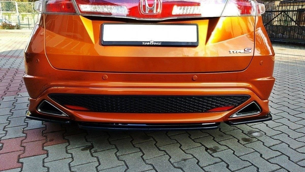 Maxton Design Heckansatz HONDA CIVIC VIII TYPE S/R schwarz Hochglanz für Honda Civic Mk8 Type-S