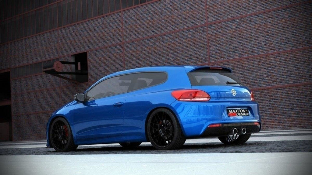Maxton Design Heckschürze passend für VW Scirocco III R mit 2 auspuff