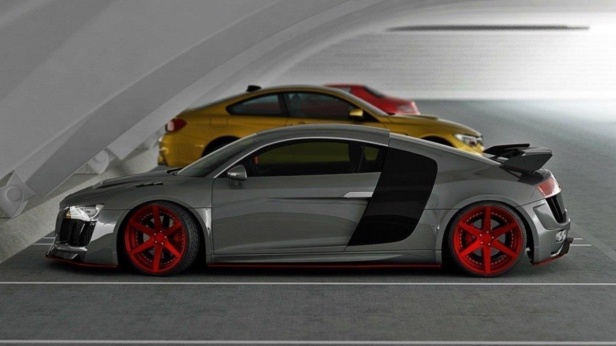Maxton Design Heckspoiler Audi R8 Mk.1 für Audi R8 Mk1