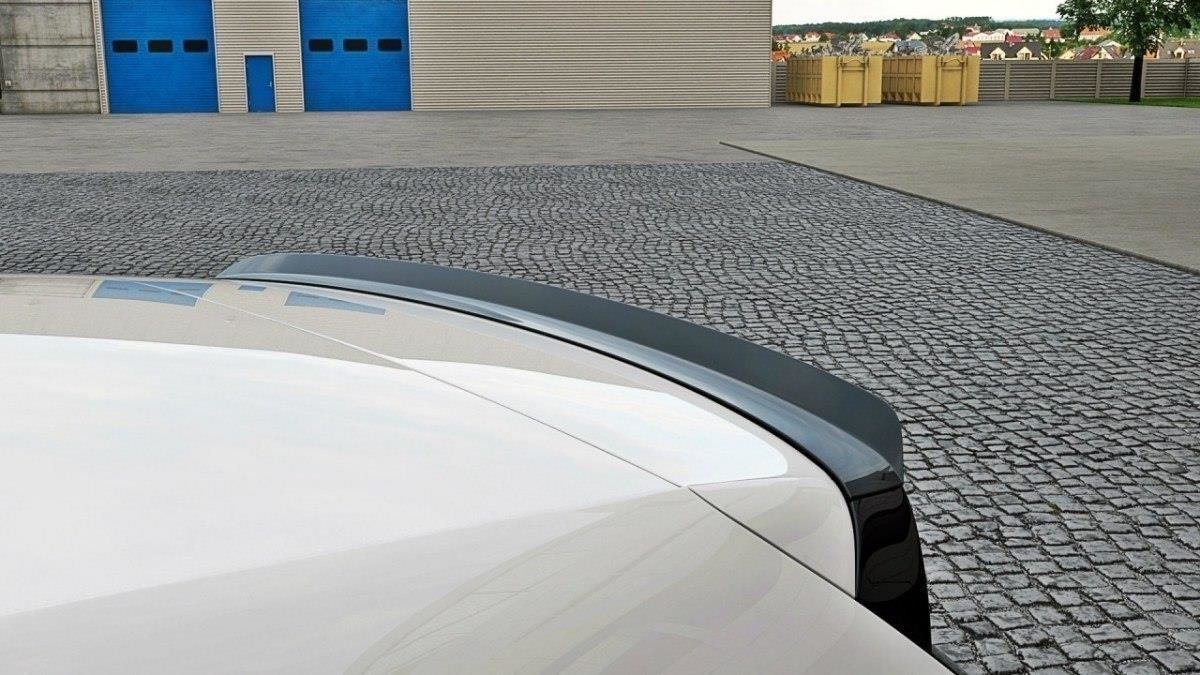 Maxton Design Spoiler CAP passend für VW Polo GTI Mk5 Facelift schwarz Hochglanz