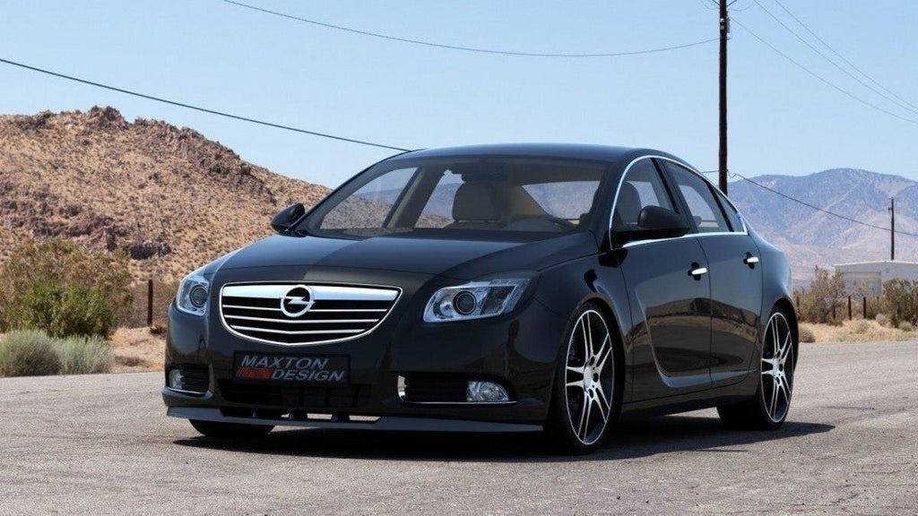 Maxton Design Front Ansatz für OPEL INSIGNIA MK1 vor Facelift Carbon Look