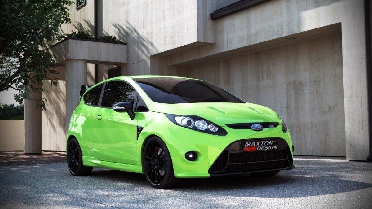 Maxton Design Front Stoßstange (RS Look) Ford Fiesta Mk7 für Ford Fiesta Standard