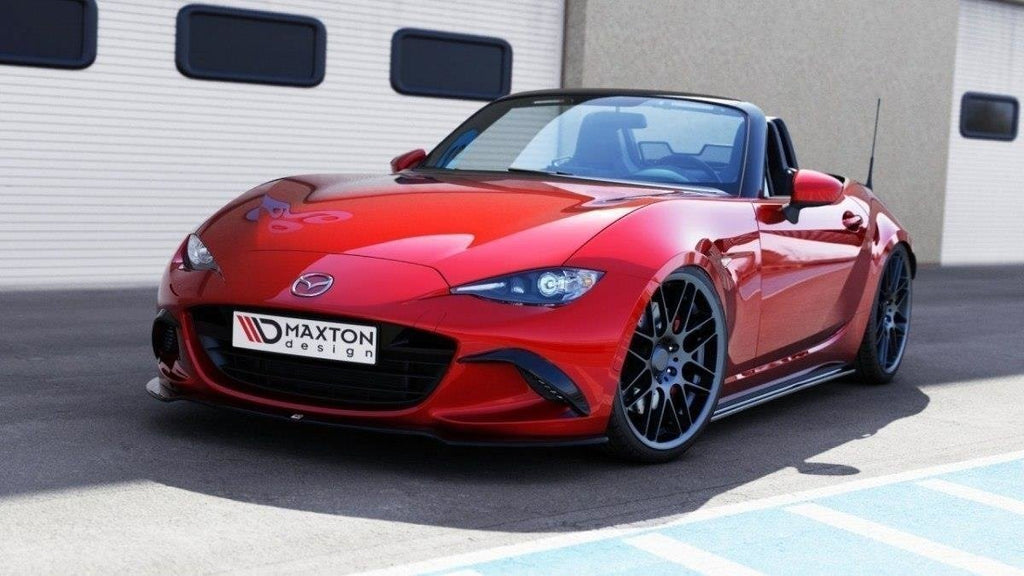 Maxton Design Nebelleuchten Abdeckung passend für Mazda MX-5 ND (Mk4) schwarz Hochglanz