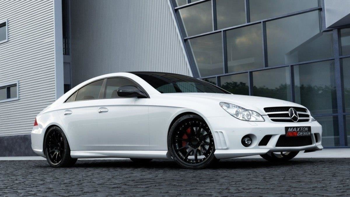 Maxton Design Seitenschweller MERCEDES C-KLASSE CLS C219 für Mercedes-Benz CLS C219