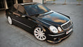 Maxton Design Street+ Spoilerlippe Front Ansatz passend für MERCEDES E W211 AMG VORFACELIFT schwarz Hochglanz