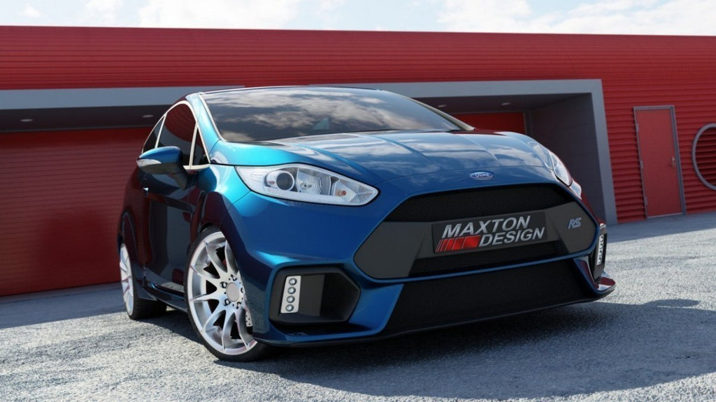 Maxton Design Frontstoßstange passend für FORD FIESTA MK7 NACHFL (FOCUS RS 2015 LOOK) mit LED