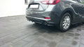 Maxton Design Mittlerer Diffusor Heck Ansatz für Mazda 3 BN (Mk3) Facelift DTM LOOK schwarz matt