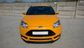 Maxton Design Street+ Spoilerlippe Front Ansatz V.1 passend für Ford Focus ST Mk3 schwarz Hochglanz