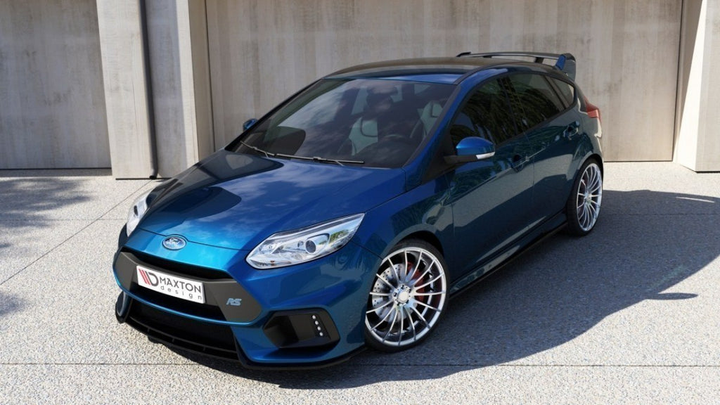 Maxton Design Frontstoßstange passend für FORD FOCUS MK3 VORFL (FOCUS RS 2015 LOOK) mit LED