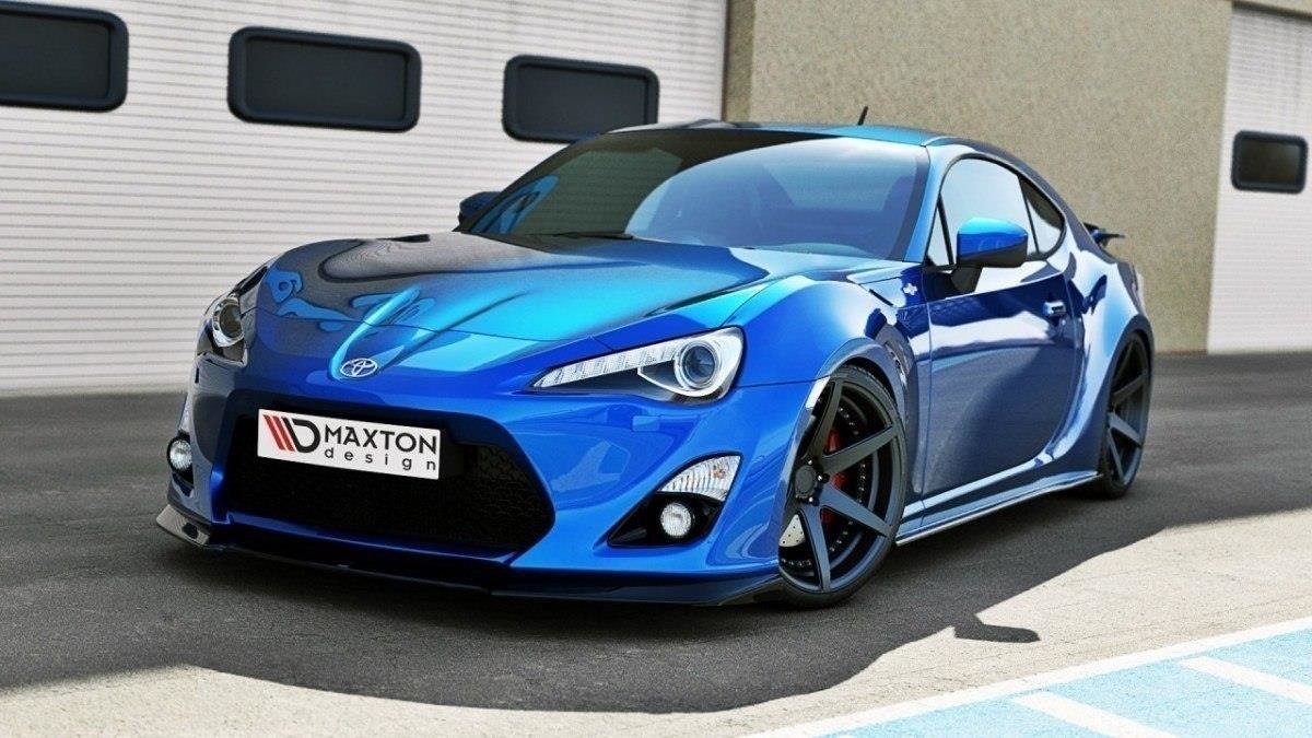 Maxton Design Street+ Seitenschweller Leisten passend für Toyota GT86 schwarz Hochglanz