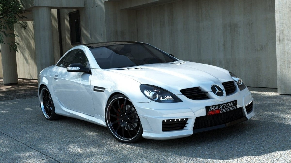 Maxton Design Seitenschweller passend für passend für MERCEDES SLK R171 (SLK R172 AMG LOOK) ABS Kunststoff