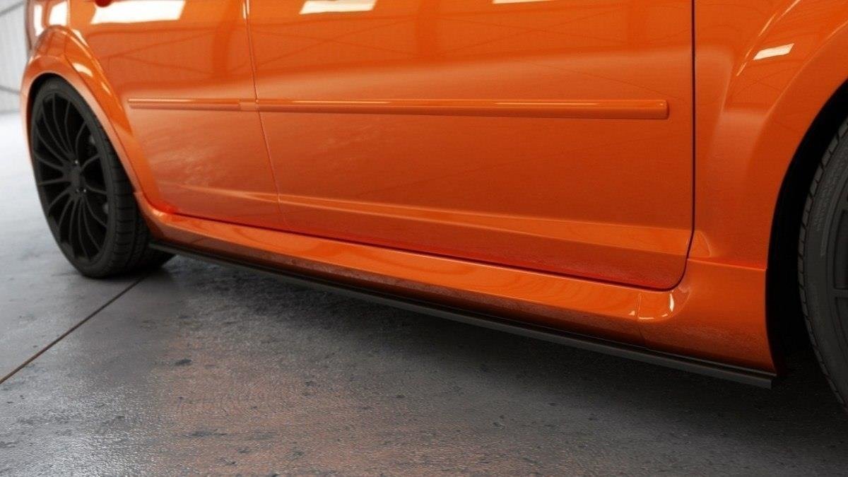 Maxton Design Seitenschweller Ansatz für Ford Focus ST Mk2 FL Carbon Look
