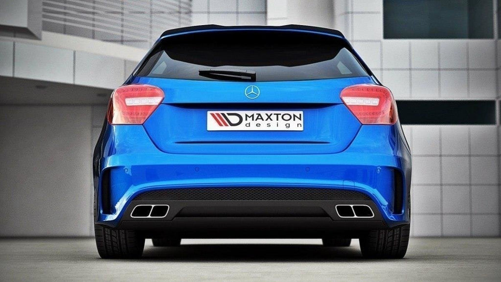 Maxton Design Spoiler CAP für Mercedes-Benz A W176 schwarz matt
