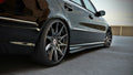 Maxton Design Street+ Seitenschweller Leisten passend für MERCEDES E-KLASSE W211 AMG schwarz Hochglanz