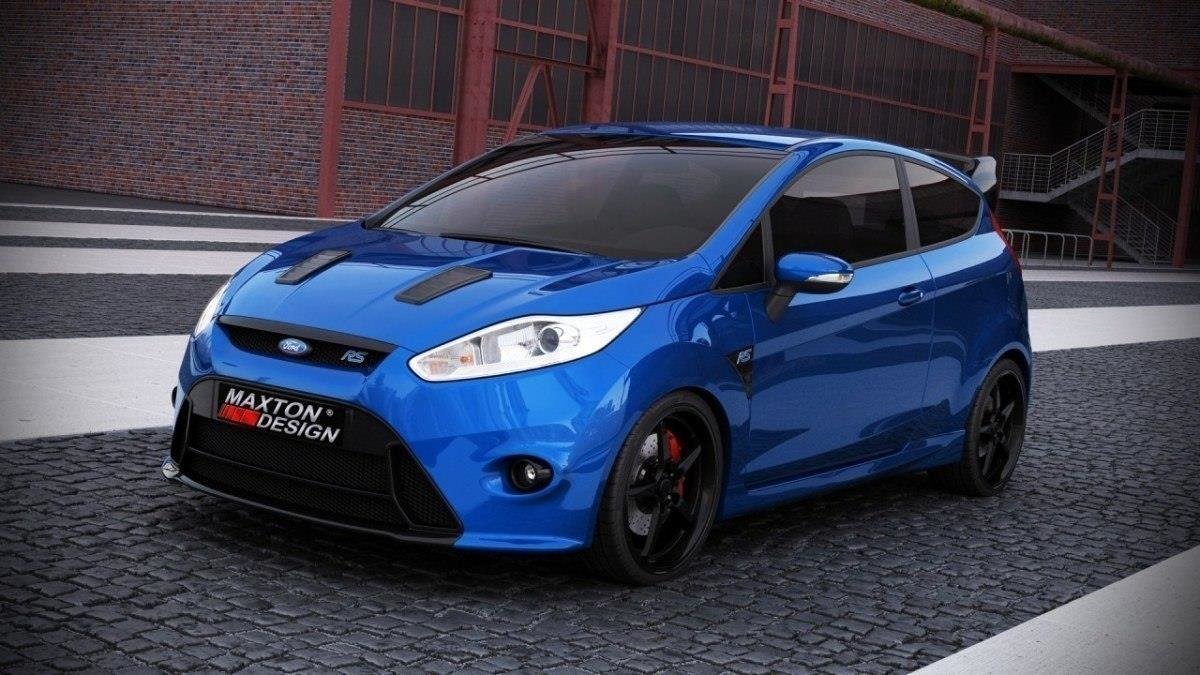 Maxton Design FRONT Stoßstange FIESTA MK7 Facelift(FOCUS RS LOOK) für Ford