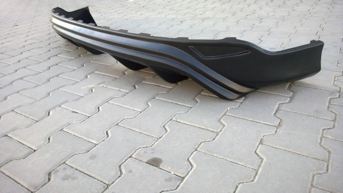 Maxton Design Diffusor Heck Ansatz passend für Ford Focus ST Mk3 (RS Look) schwarz Hochglanz