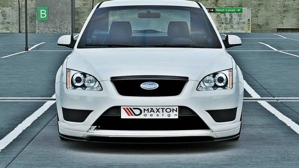 Maxton Design Kühlergrill Blende passend für Ford Focus Mk2 schwarz Hochglanz