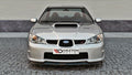 Maxton Design Street+ Spoilerlippe Front Ansatz passend für Subaru Impreza WRX STI (HAWKEYE) schwarz Hochglanz