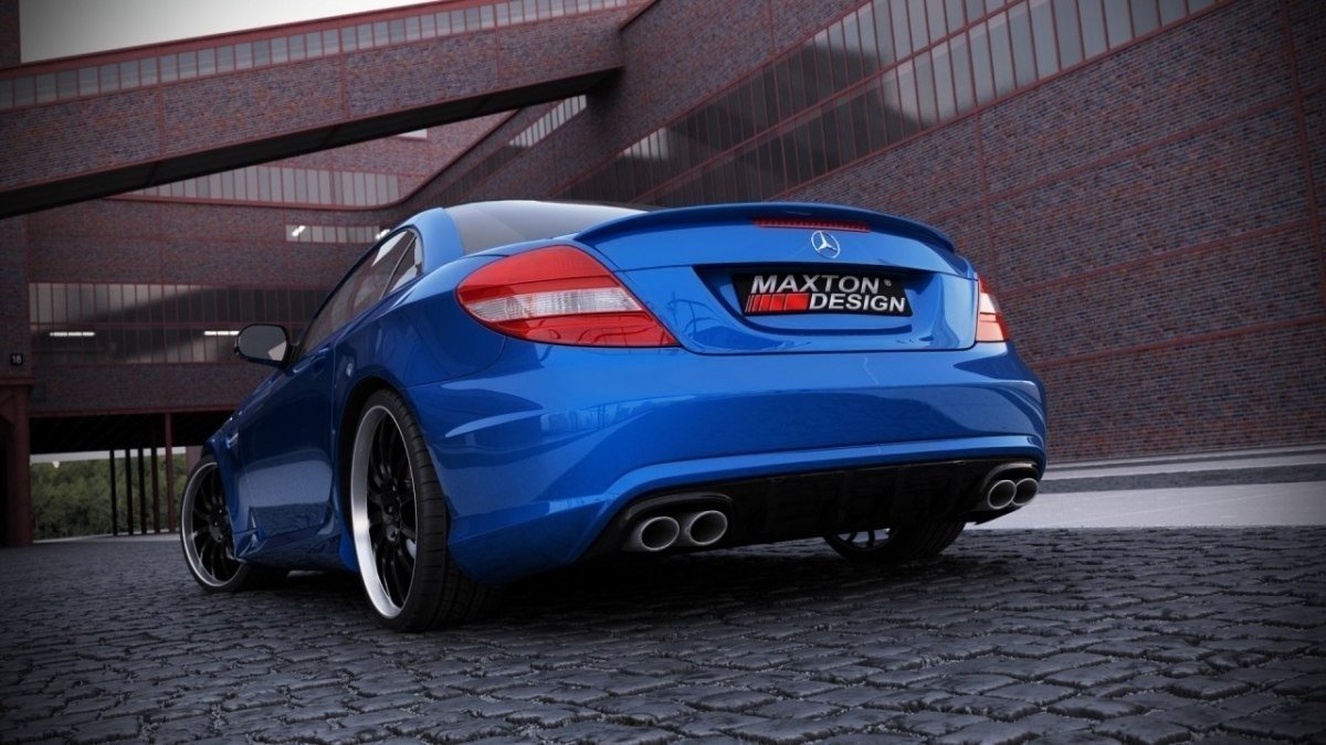 Maxton Design HECK Stoßstange MERCEDES SLK R171 (SLK R172 AMG LOOK) für Mercedes-Benz SLK R171