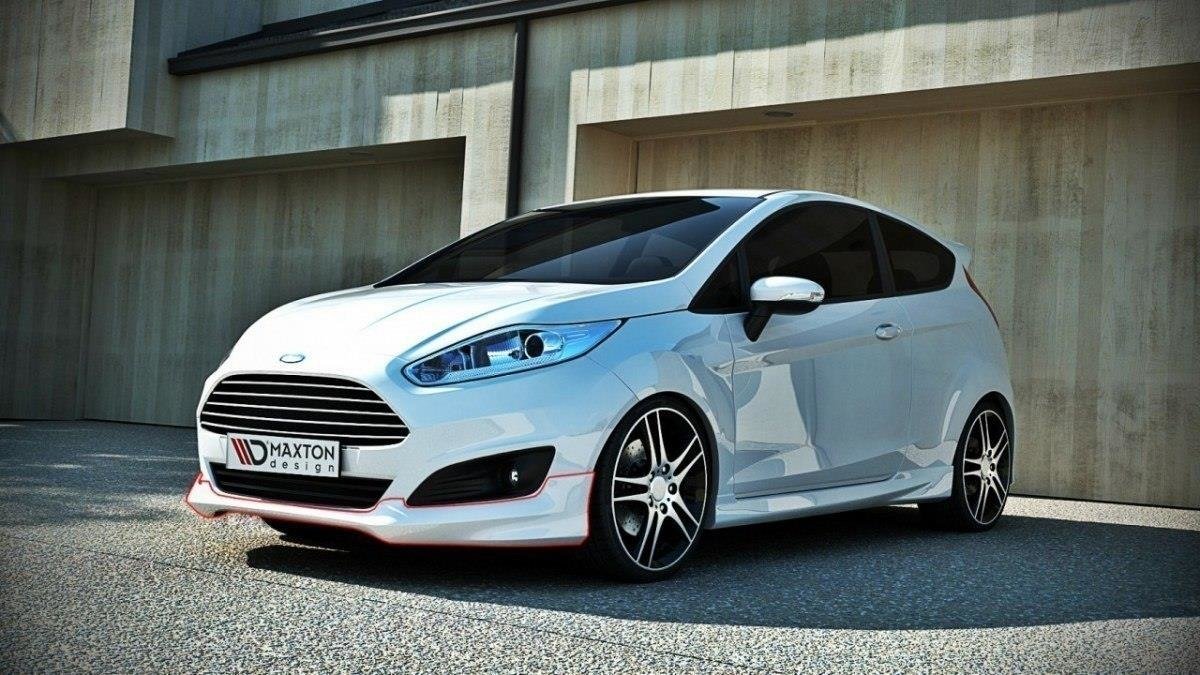 Maxton Design Frontansatz Ford Fiesta Mk7 FL für Ford Fiesta Standard